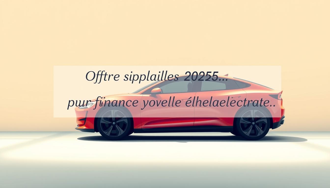 Crédit voiture électrique France