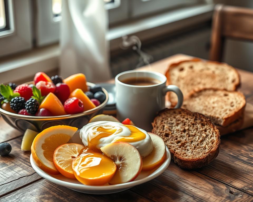 petit-déjeuner équilibré